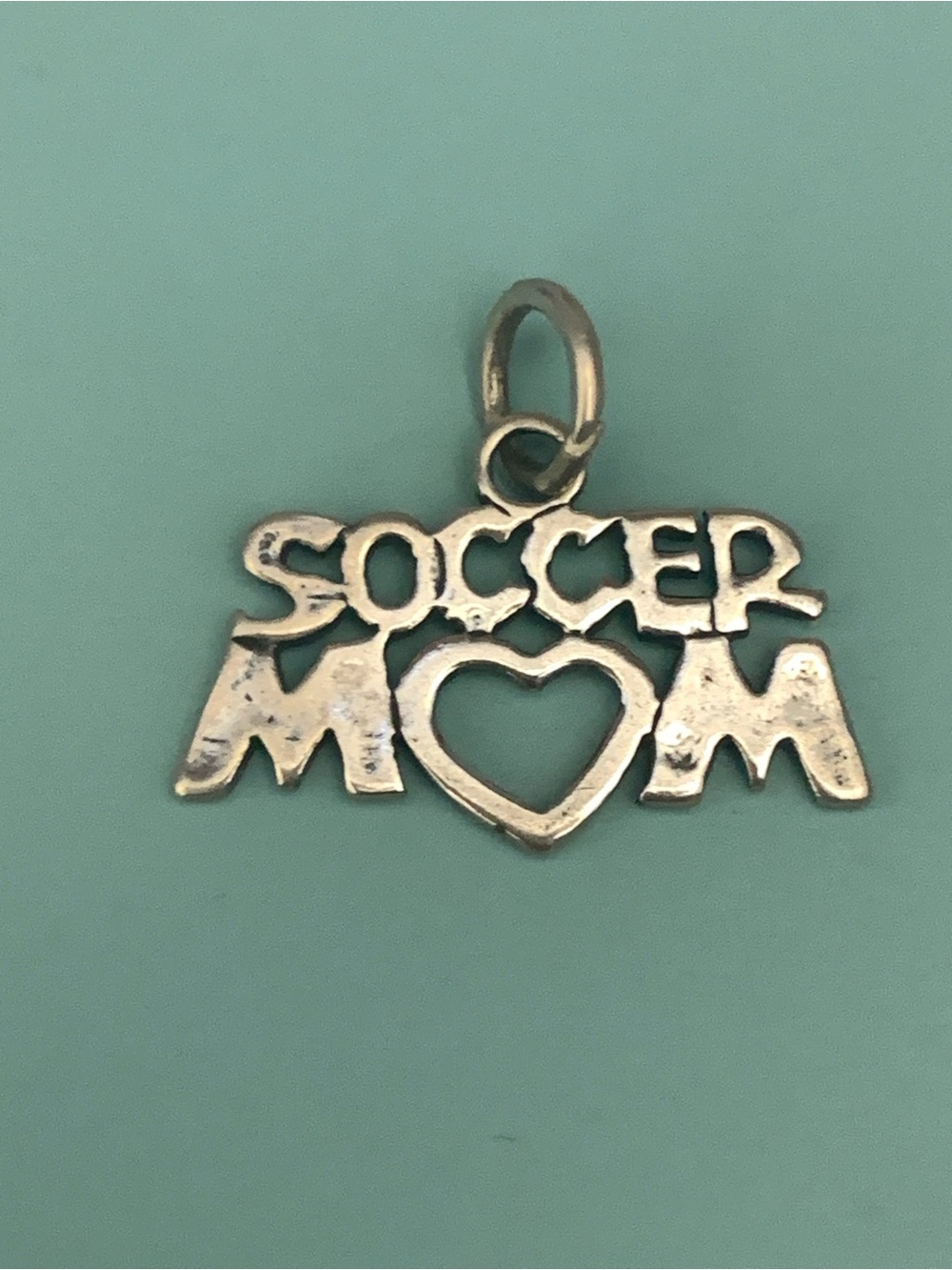 .925 Soccer Mom Sterling Silver Jewelry Charm